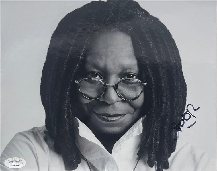 Whoopi Goldberg Lot of Two (2) Signed 8" x 10" Photos (JSA)