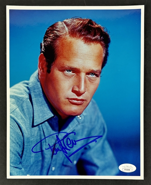 Paul Newman Signed 8" x 10" Color Photograph (JSA LOA)