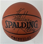 Red Hot Chili Peppers: Group Signed NBA Spalding Basketball in Decorative Case (JSA)