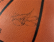 Red Hot Chili Peppers: Group Signed NBA Spalding Basketball in Decorative Case (JSA)