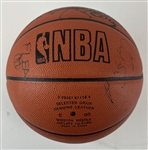 Red Hot Chili Peppers: Group Signed NBA Spalding Basketball in Decorative Case (JSA)