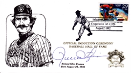 Rollie Fingers Signed 3.5 x 6.5 First Day Cover FDC (PSA/DNA Encapsulated)