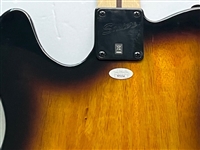 Foreigner: Lou Gramm Signed Fender Telecaster w/ Handwritten Juke Box Hero Lyrics & Photo Evidence! (JSA LOA)