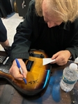 Foreigner: Lou Gramm Signed Fender Telecaster w/ Handwritten Juke Box Hero Lyrics & Photo Evidence! (JSA LOA)