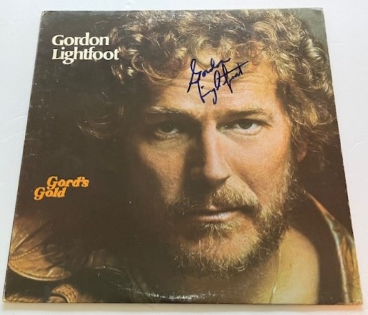 Gordon Lightfoot Signed "Gord’s Gold" Album Cover (Third Party Guaranteed)