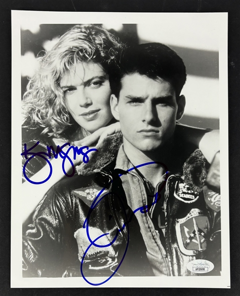 Top Gun: Tom Cruise & Kelly McGillis Rare Dual-Signed 8" x 10" Photo (JSA LOA)