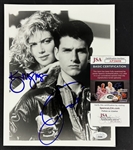 Top Gun: Tom Cruise & Kelly McGillis Rare Dual-Signed 8 x 10 Photo (JSA LOA)