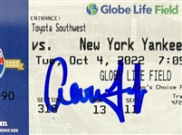 Aaron Judge Signed 2022 Ticket w/ Gem Mint 10 Auto :: HR #62 & MVP Year (PSA/DNA Encapsulated)