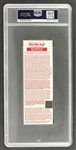 Aaron Judge Signed 2022 Ticket w/ Gem Mint 10 Auto :: HR #62 & MVP Year (PSA/DNA Encapsulated)