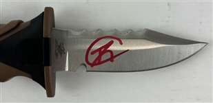 U.S. Navy Seal Robert O'Neill Signed Tactical Knife & Sheath (PSA/DNA)
