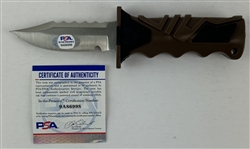 U.S. Navy Seal Robert O'Neill Signed Tactical Knife & Sheath (PSA/DNA)