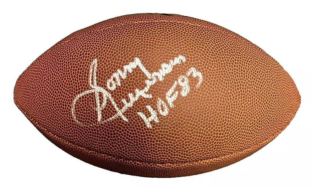 Sonny Jurgensen Signed Wilson NFL Football (Beckett/BAS)