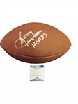 Sonny Jurgensen Signed Wilson NFL Football (Beckett/BAS)