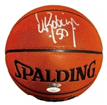 David Robinson Signed Spalding NBA Basketball (JSA)(Tristar)