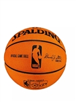 Hakeem Olajuwon Signed Spalding Basketball (PSA/DNA)