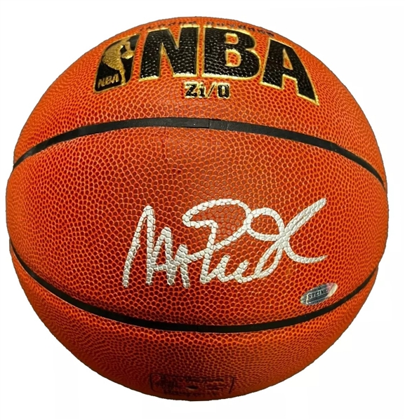 Magic Johnson Signed Spalding NBA Basketball (JSA)(Steiner)