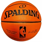 Chris Mullin Signed Spalding NBA Basketball (Steiner Sports)