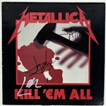 Metallica: Group Signed Kill 'Em All Album Cover (Beckett/BAS LOA)