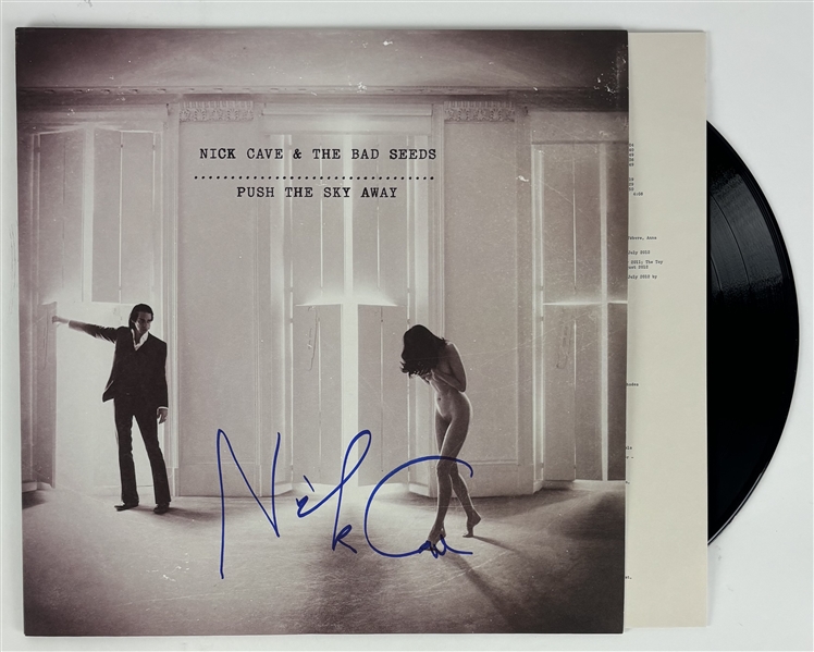 Nick Cave Signed "Push the Sky Away" Album Cover (Beckett/BAS)