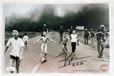 Kim Phuc Signed Pulitzer Prize Winning Vietnam War Photo With (JSA)