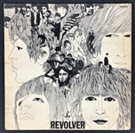 The Beatles: George Harrison Signed Revolver UK Album Cover (Beckett/BAS)