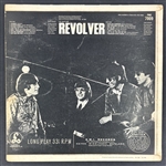 The Beatles: George Harrison Signed Revolver UK Album Cover (Beckett/BAS)