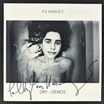 PJ Harvey Signed Dry-Demos Album Cover w/ Full Name Autograph (Beckett/BAS)