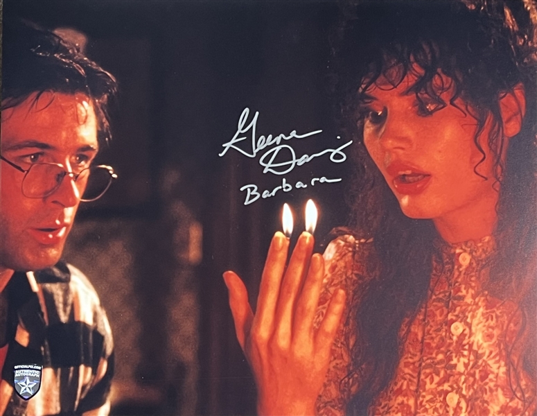 Beetlejuice: Geena Davis Signed 11" x 14" Photo (Official Pix)