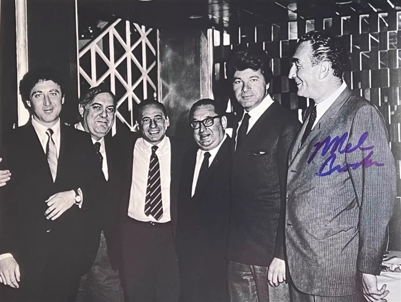 Mel Brooks Signed 10" x 13" Black and White Photo (Third Party Guaranteed)