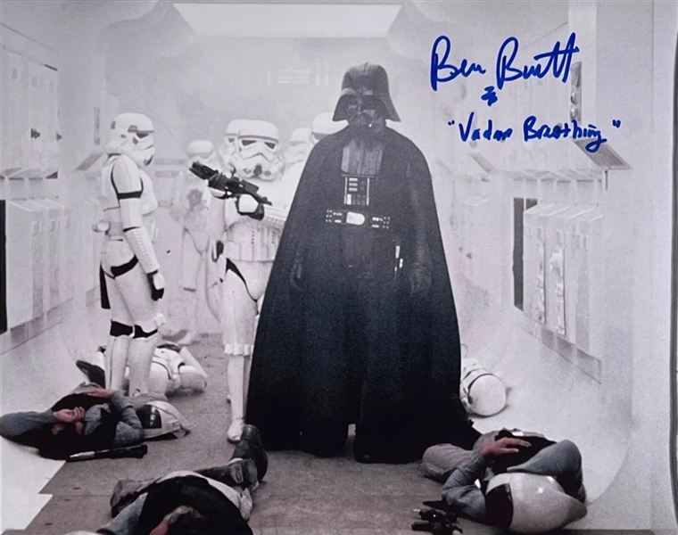 Star Wars: Ben Burtt Signed & "Vader Breathing" Inscribed 8" x 10" Photo (Third Party Guaranteed)