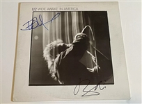 U2: Bono & The Edge Signed Wide Awake in America Album Cover (Third Party Guaranteed)