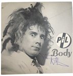 Public Image LTD: Johnny Rotten Signed Promotional Body Album Cover (PSA/DNA LOA)