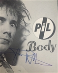 Public Image LTD: Johnny Rotten Signed Promotional Body Album Cover (PSA/DNA LOA)
