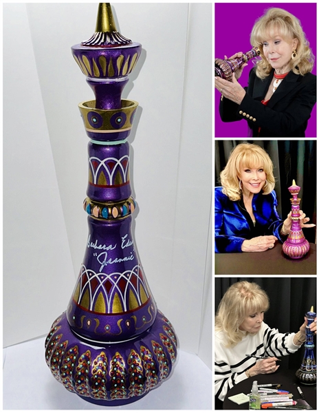 Barbara Eden Signed Replica "I Dream of Jeannie" Bottle (JSA)