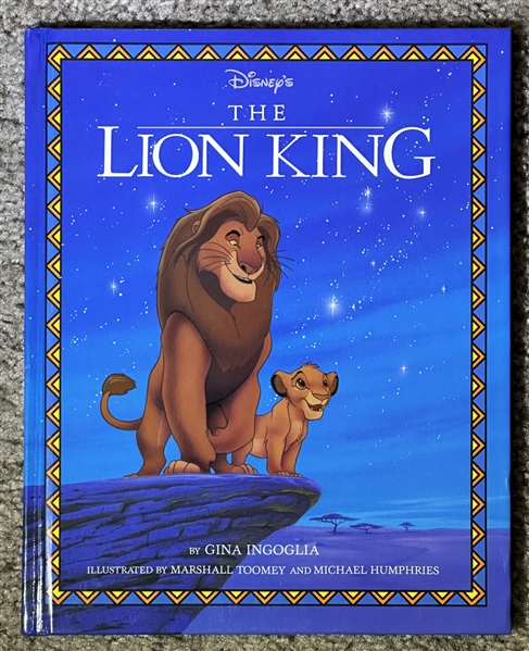 The Lion King Rare Signed 1st Edition Book from 1994 w/Jonathan Taylor Thomas! 6 Autos!
