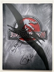 Jurassic Park III Press Kit Signed by Sam Neill, Tea Leone & William H Macy 