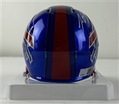 Lee Evans Signed Buffalo Bills Mini Helmet (Total Sports)