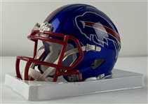 Lee Evans Signed Buffalo Bills Mini Helmet (Total Sports)