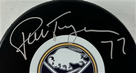 Pierre Turgeon Signed Buffalo Sabres Hockey Puck (Third Party Guaranteed)