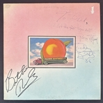 Allman Brothers Band: Multi-Signed Eat a Peach Album Cover (3 Sigs)(Third Party Guaranteed)