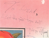 Allman Brothers Band: Multi-Signed Eat a Peach Album Cover (3 Sigs)(Third Party Guaranteed)