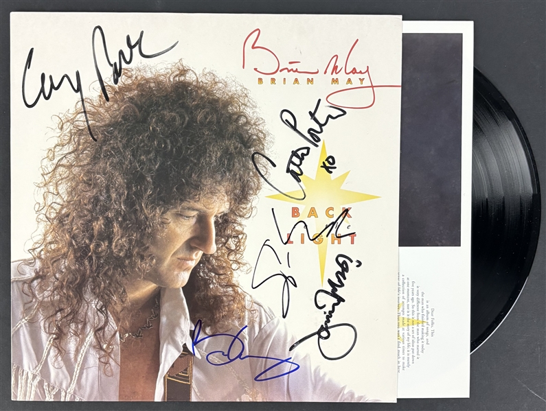 Brian May Band Signed "Back to the Light" Album Cover (Beckett/BAS LOA)