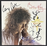 Brian May Band Signed Back to the Light Album Cover (Beckett/BAS LOA)