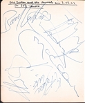 Eric Burdon and the Animals Signed 5.25 x 6.5 Album Page w/ Original Performance Photos (Beckett/BAS LOA)