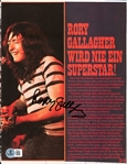 Rory Gallagher Signed 8 x 11 Magazine Photo (Beckett/BAS)