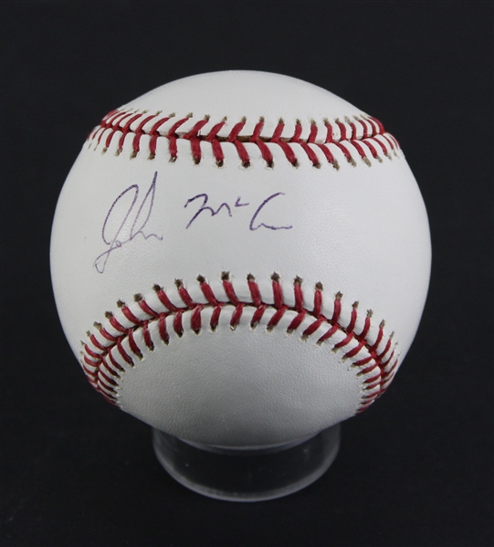 John McCain Signed OML Baseball (Beckett/BAS)