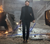 Keanu Reeves Signed 8 x 10 Photo as John Wick (PSA/DNA)