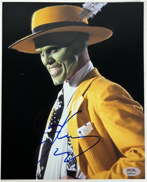 The Mask: Jim Carrey Signed 8" x 10" Photo (PSA/DNA)