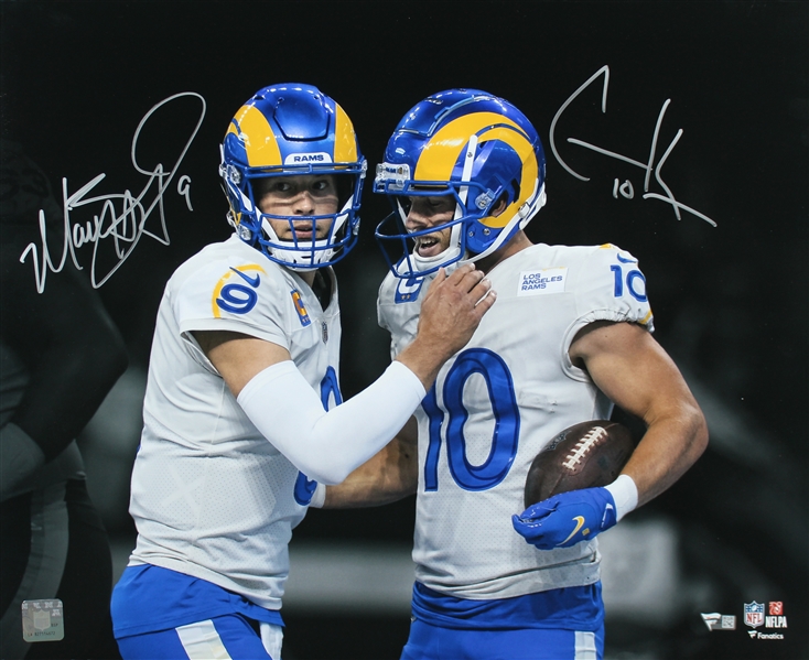 Rams Matthew Stafford & Cooper Kupp Signed 16" x 20" Photo (Fanatics)