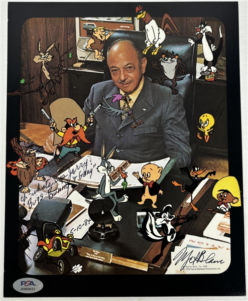 Looney Tunes: Mel Blanc Signed & Inscribed 8" x 10" Photo (Circa 1984)(PSA/DNA)